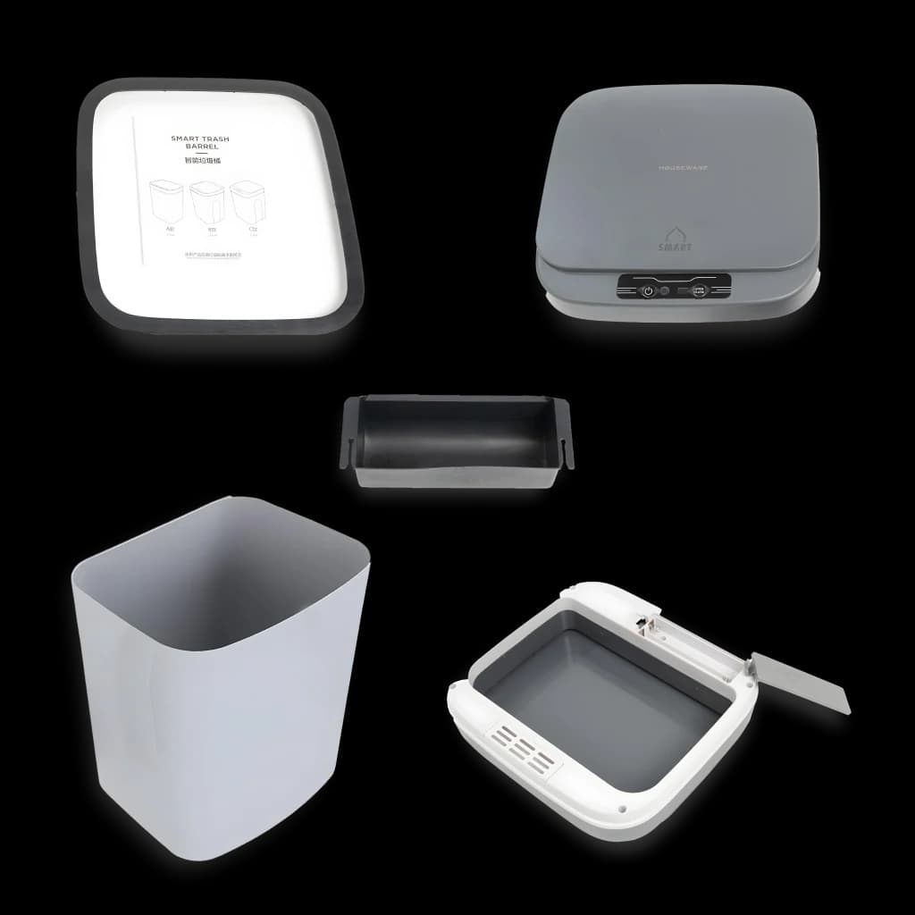 Smart Sensor Trash Bin 16L Gray - 4 AA Batteries