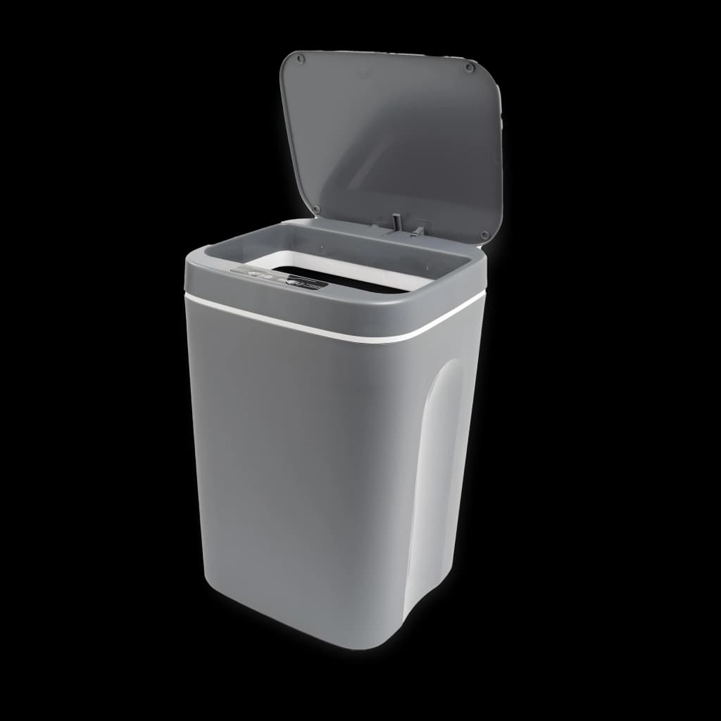 Smart Sensor Trash Bin 16L Gray - 4 AA Batteries