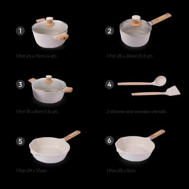Nonstick Cookware Set - 5 Pieces
