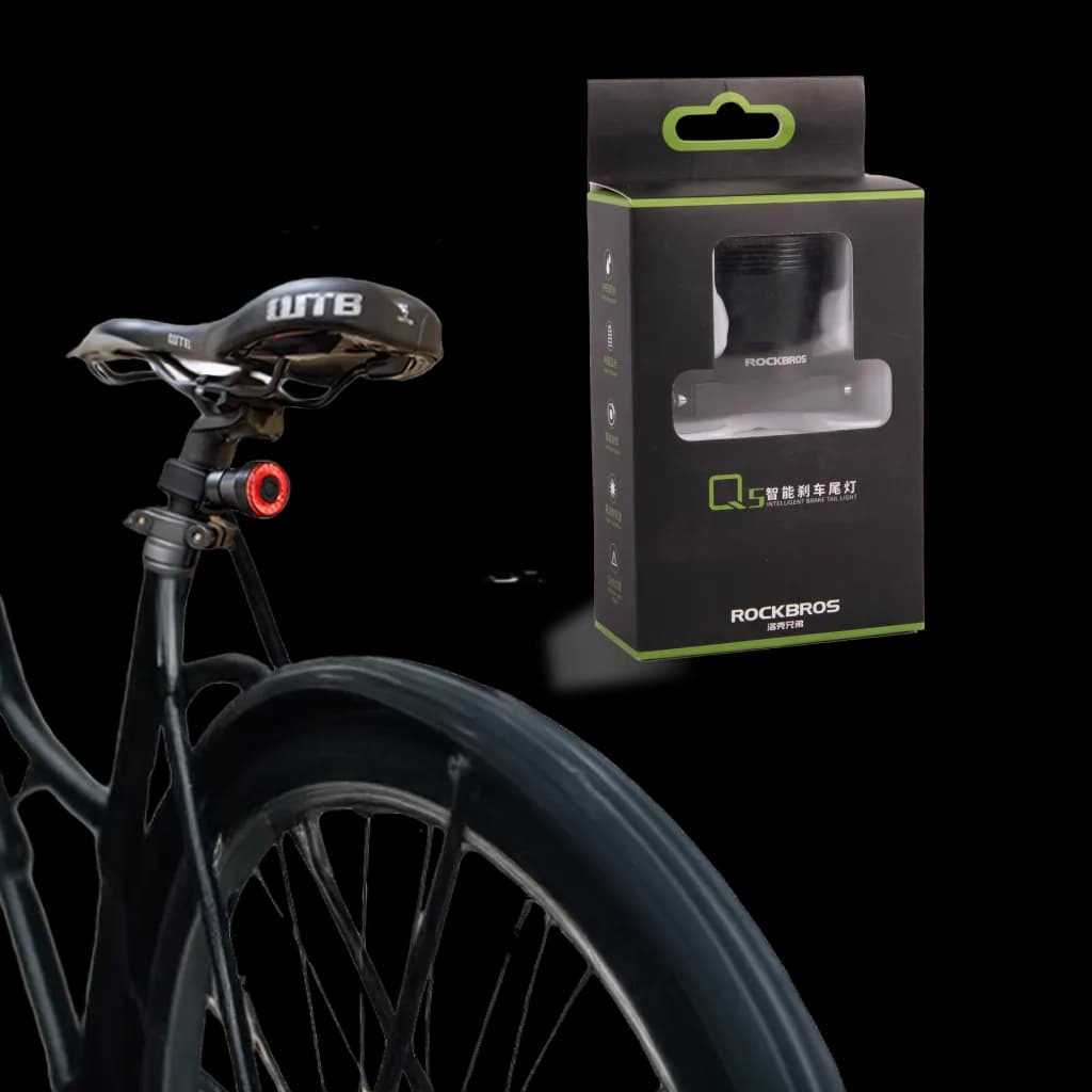 Smart USB Rechargeable LED Rear Bike Light