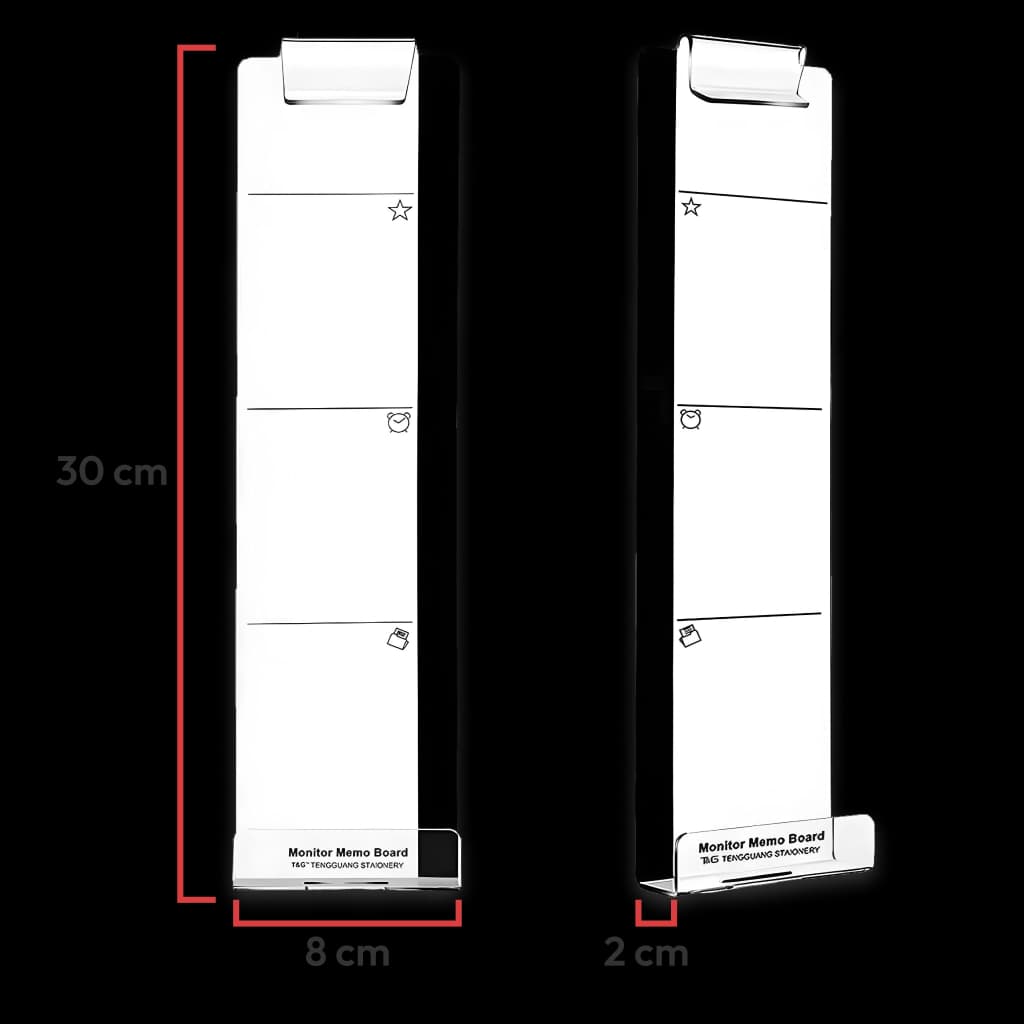 Flat Computer Monitor Note Board