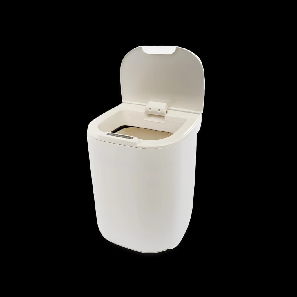 Smart Sensor Trash Bin 16L White - Rechargeable
